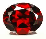 natural garnet stone