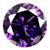 Cubic Zirconia Amethyst Gems