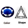 Sim Glass blue Sapph Triangle