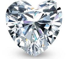 cubic zirconia heart shape