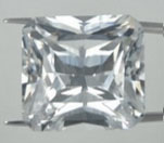 cubic zirconia white AAA square princess cut