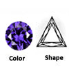 cz violet triangle