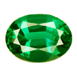 hydrothermal emerald oval cut