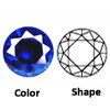 lab synthetic blue spinel 113 round