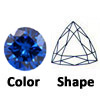 lab created blue sapphire trillion