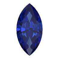 nano dark blue spinel marquise