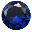 nano dark blue spinel round