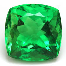 nano emerald light green cushion
