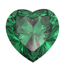 nano green dark green heart