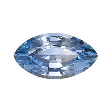 nano light blue sapphire marquise