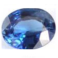 nano light blue sapphire oval