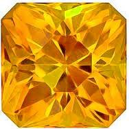 nano light citrine square cut corners