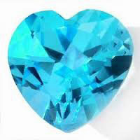 nano light sky blue heart