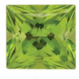 nano medium peridot square