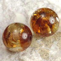 natural bltic amber round beads with hole
