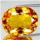 natural citrine oval gemstone