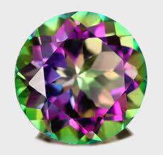 natural mystic topaz round