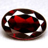 natural thai garnet oval