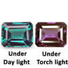 pulled alexandrite octagon