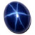Synthetic Blue Star Sapphire Gems